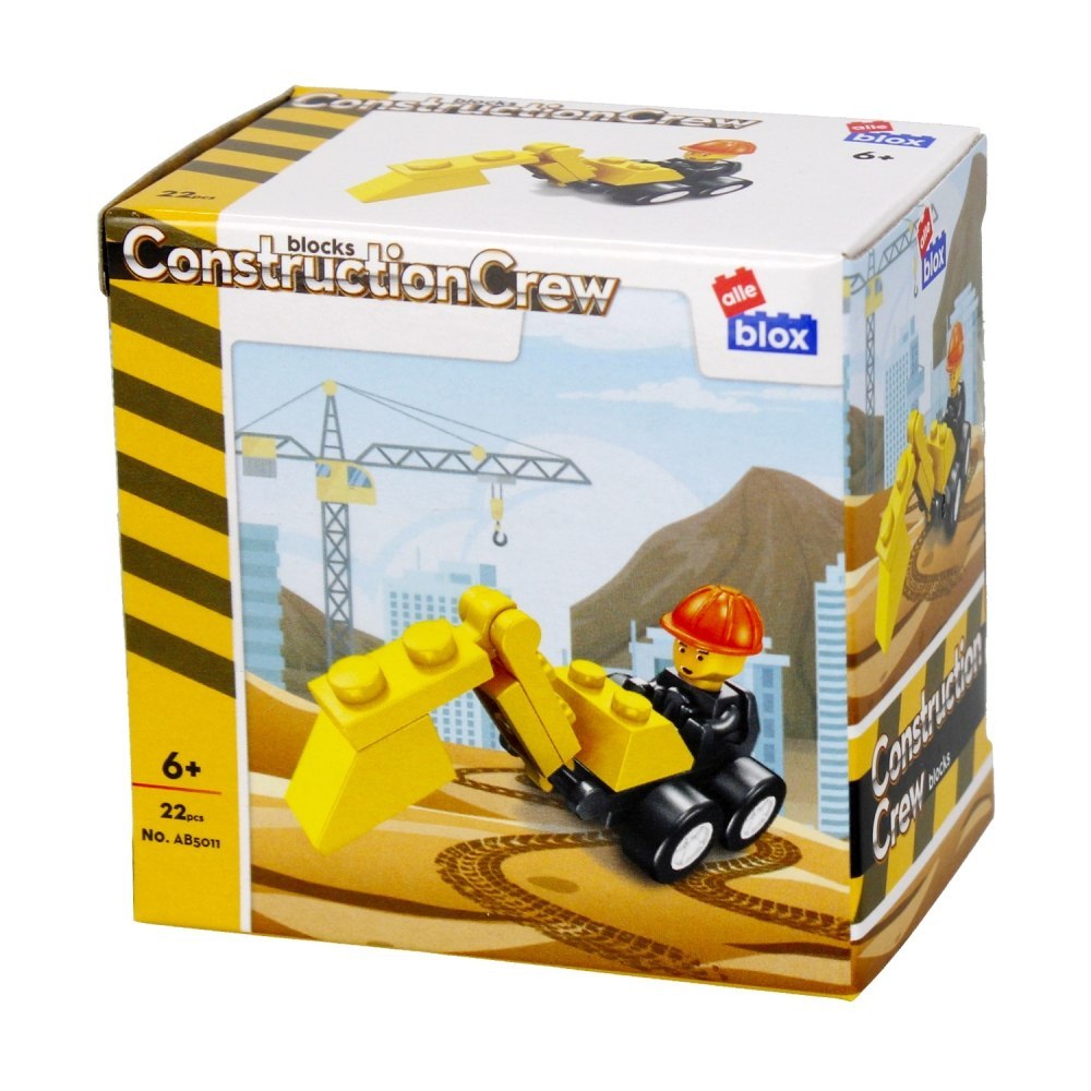 BLOCS DE CONSTRUCTION 22 ELEMENTS PELLE DE CONSTRUCTION ALLEBLOX 492792 ALLEBLOX